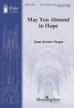 May You Abound in Hope SATB choral sheet music cover